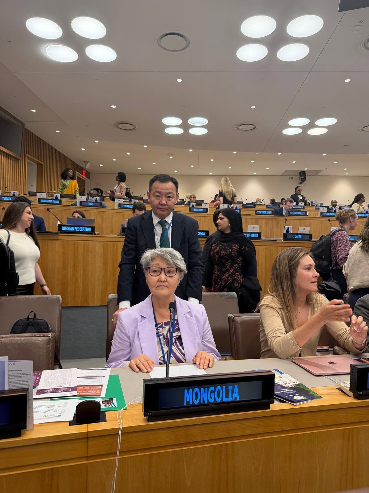 D.Amarsanaa elected as member of CEDAW